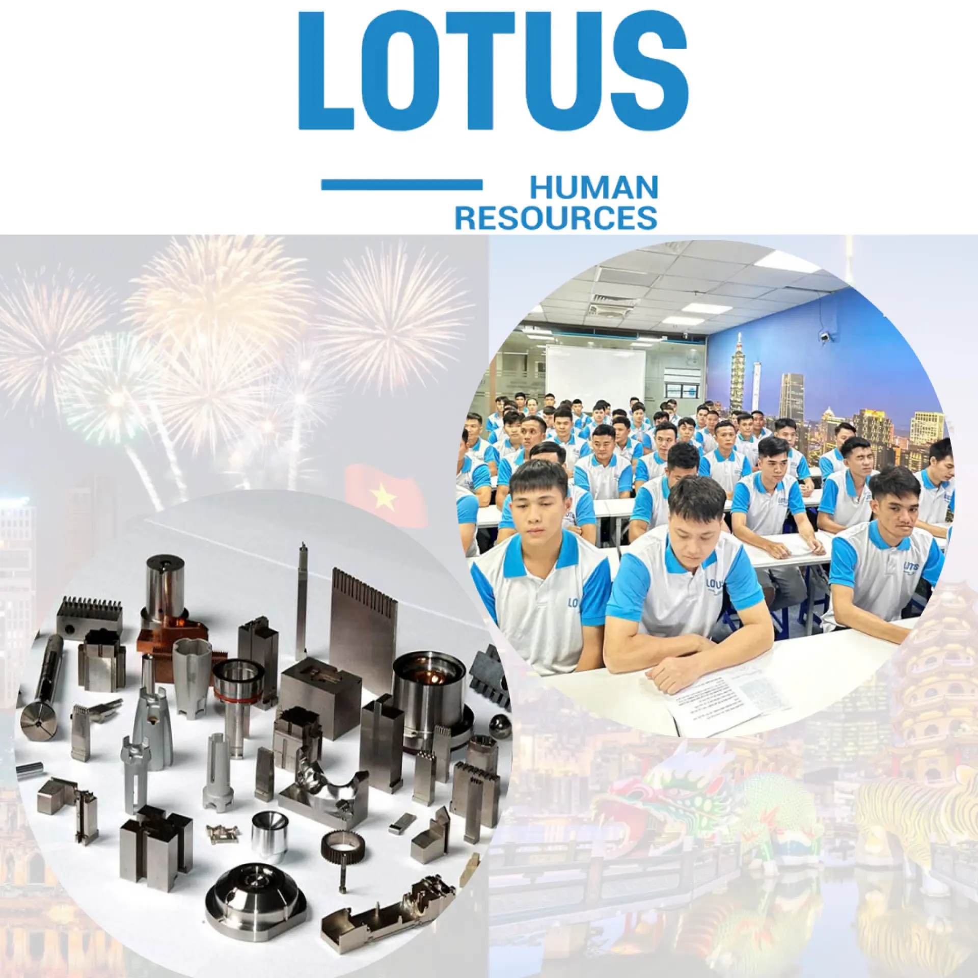 2 nam làm linh kiện cơ khí tại nhà máy Khánh Đường